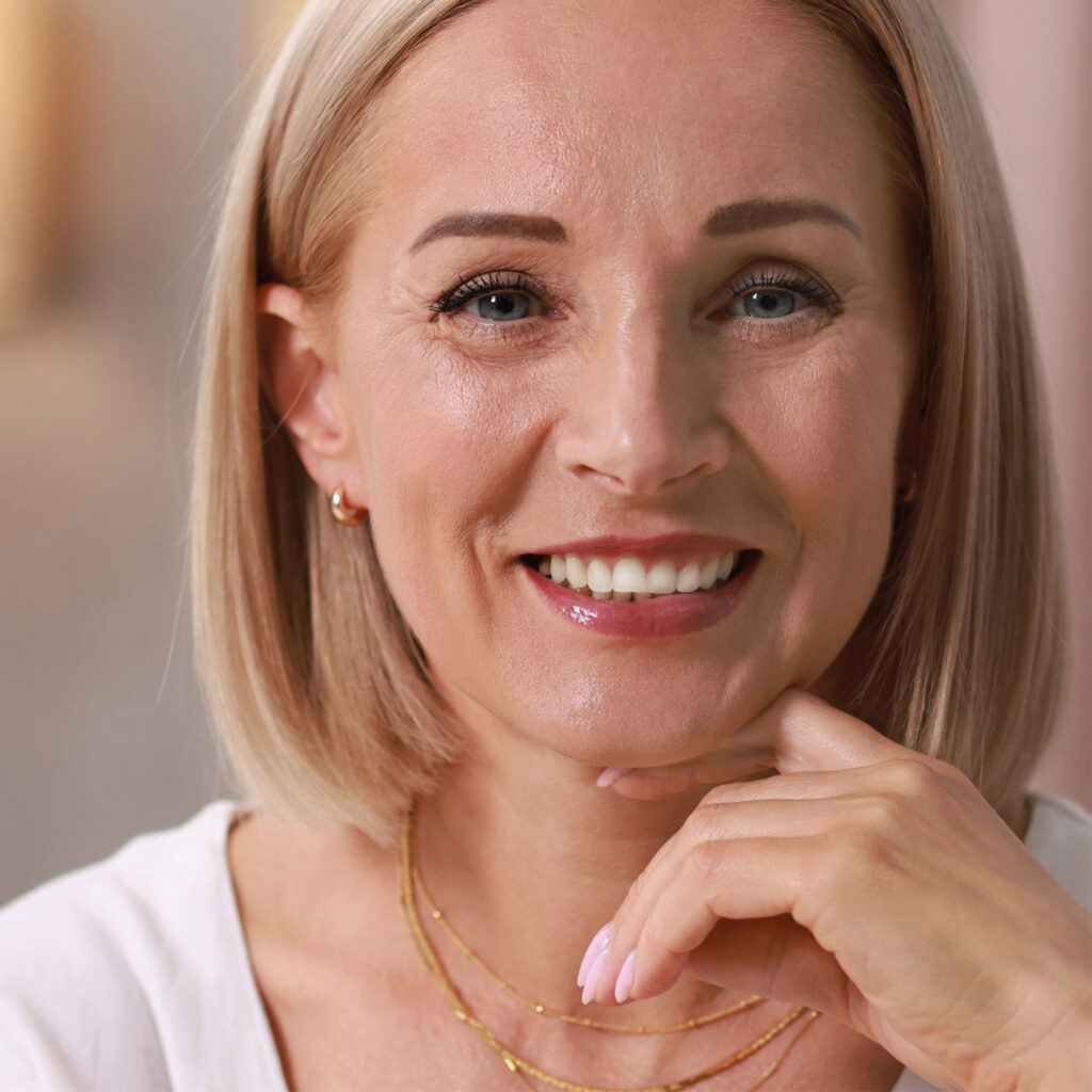 Nachher Bild einer Frau mit Falten
